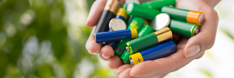 Picture: Syda Productions Media Production / shutterstock.com Batteries in hand palms